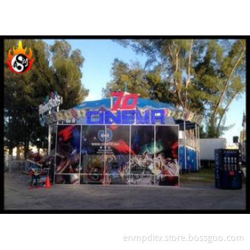 Outdoor 7d cinema equipment dynamic seats with Beautiful 7D